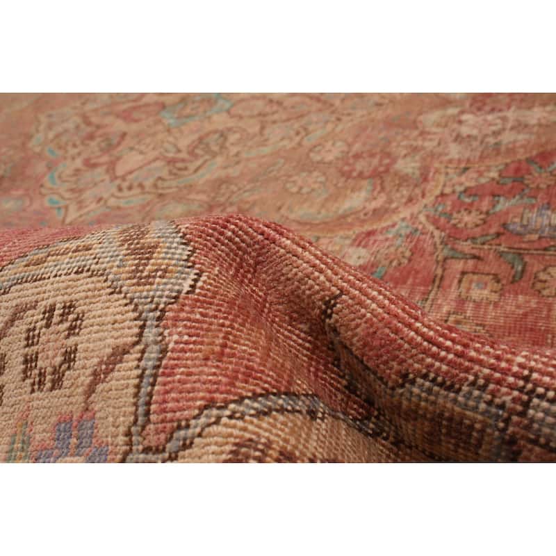 ECARPETGALLERY Hand-knotted Antalya Vintage Copper Wool Rug - 9'7 x 12'6