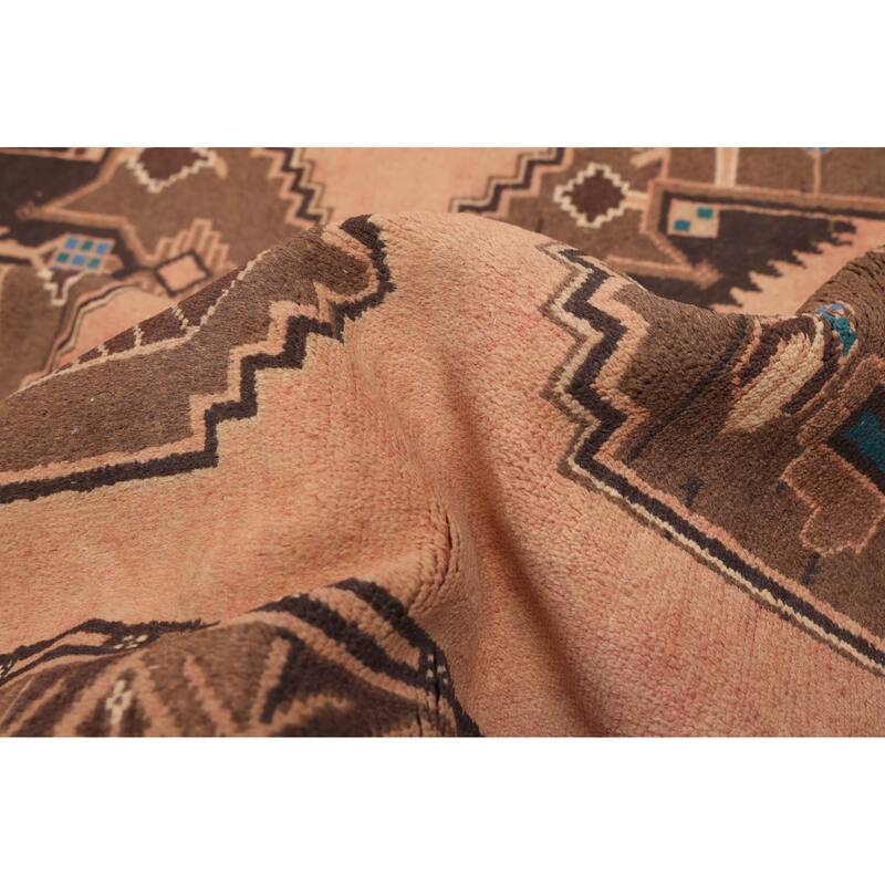 ECARPETGALLERY Hand-knotted Teimani Copper Wool Rug - 7'7 x 9'4