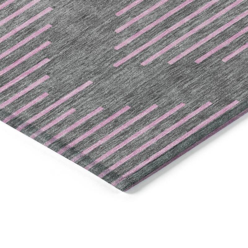 HomeRoots Geometric Transitional Rectangle Outdoor Rug