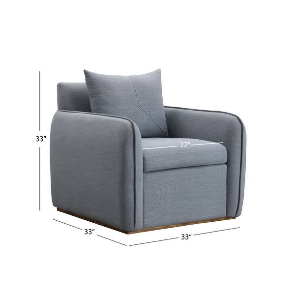 Abbyson Delta Fabric Swivel Accent Chair Bed Bath & Beyond 34242343