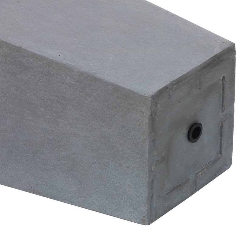 Tall Tapered Square Indoor & Outdoor MgO Planter