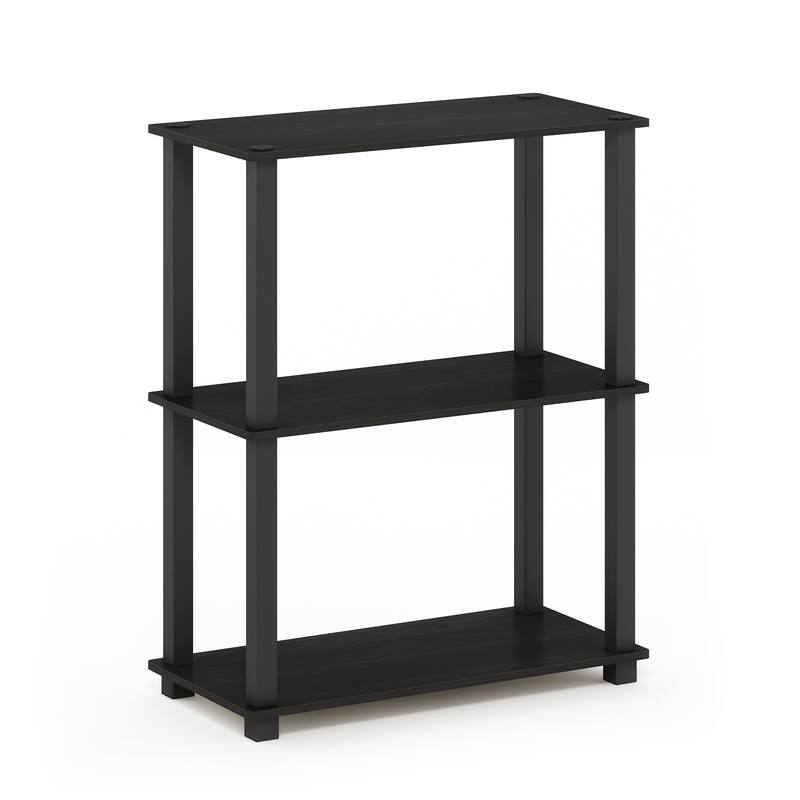 Furinno Turn-S-Tube 3-Tier Compact Multipurpose Shelf Display Rack with Square Tube