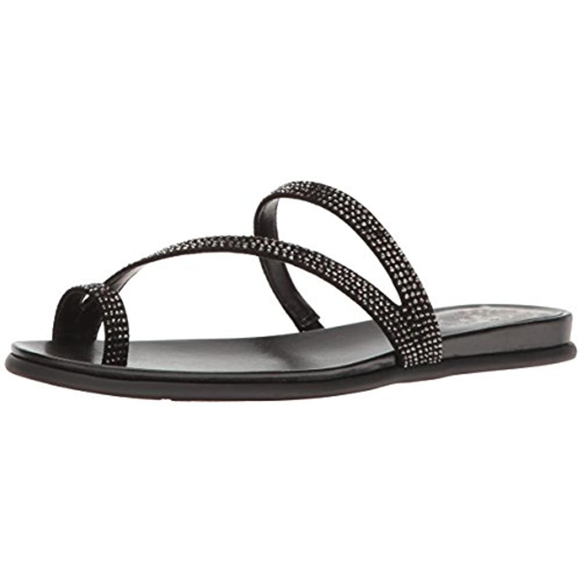 vince camuto black flip flops
