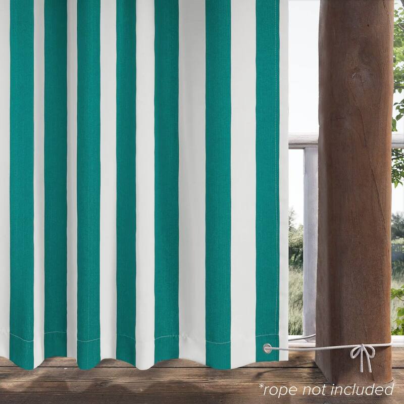 Stripe Outdoor UV Protected Privacy Tab Top Panel