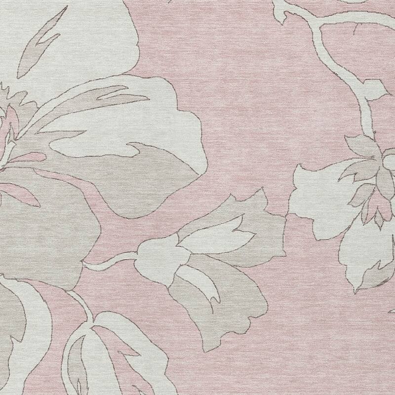 HomeRoots Floral Transitional Rectangle Outdoor Rug