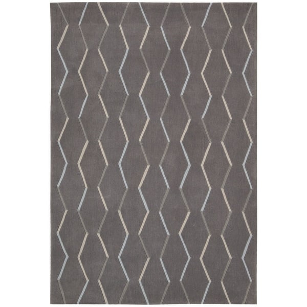 slide 2 of 19, Nourison Contour Modern Wavy Lines Hand-tufted Area Rug