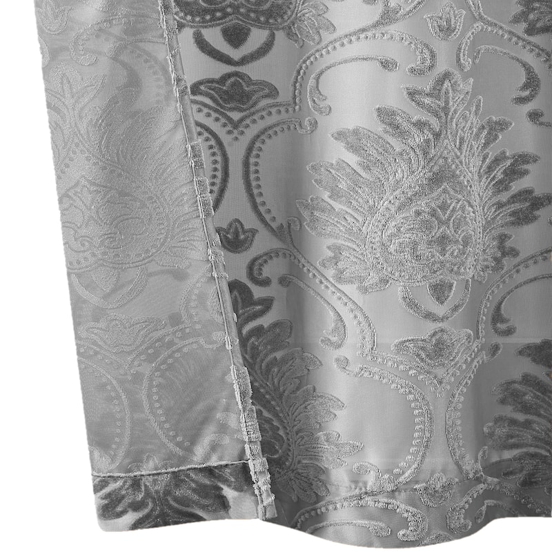 5th Avenue Lux Sophia Burn Out Sheer Window Panel Pair