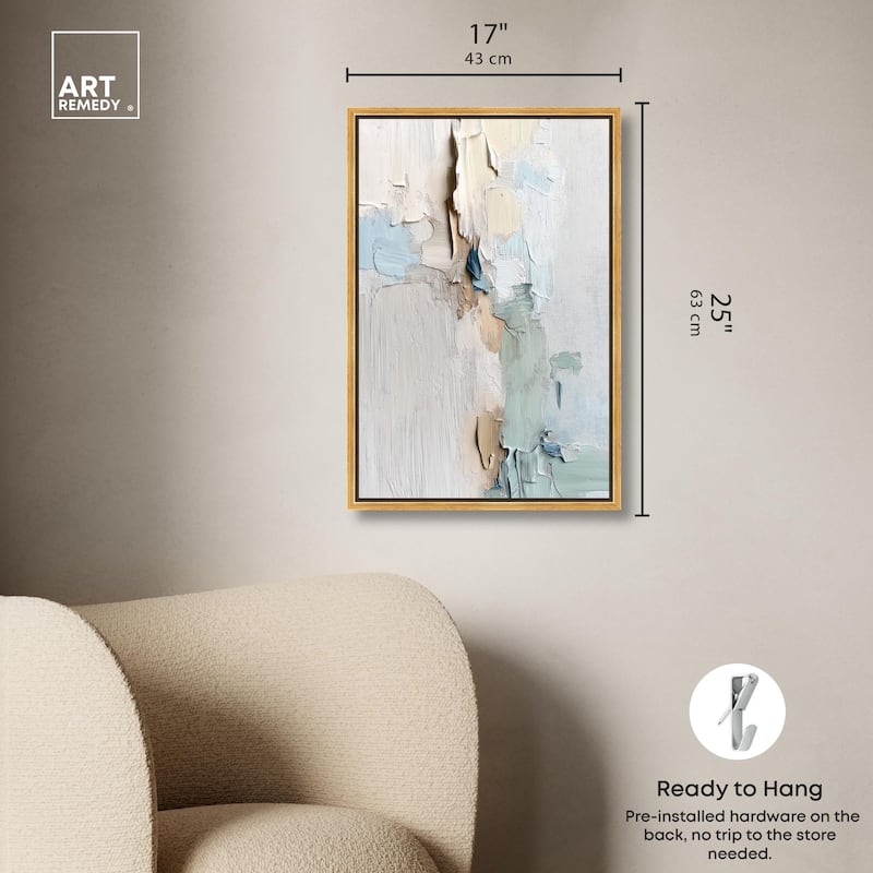 Impasto Intervals III Canvas by Art Remedy