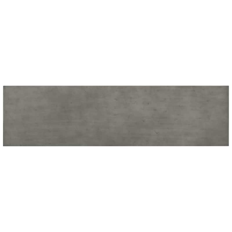 Modern Console Table Sofa Table with Concrete Top, 59'' Long Accent Entryway Table