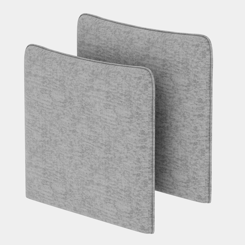 Grey Chenille Armrests for Modular Sofa, 29x4x26 inches, 8 Pounds