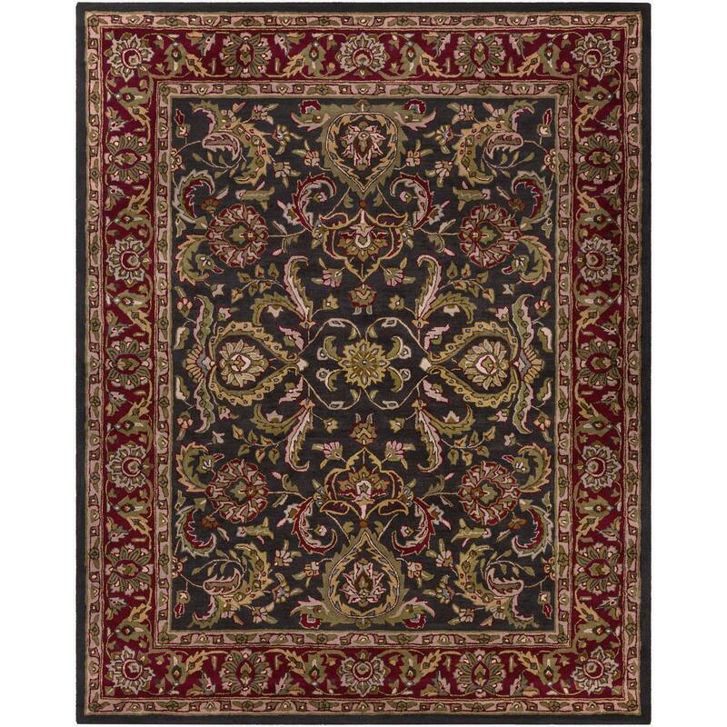 Livabliss Traditional Middleton Border Area Rug