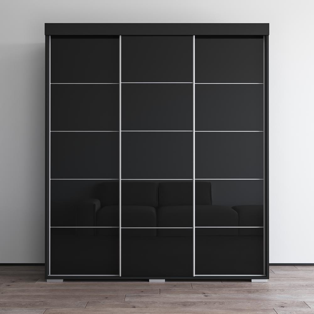 Black Mid Century Modern Armoires and Wardrobes Bed Bath Beyond