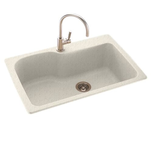 Shop Swanstone KSSB-3322 Kitchen Sink Single Basin ...
