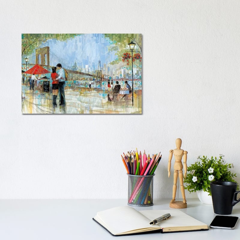 iCanvas "New York Romance II" by Ruane Manning Canvas Print - 8x12x0.75