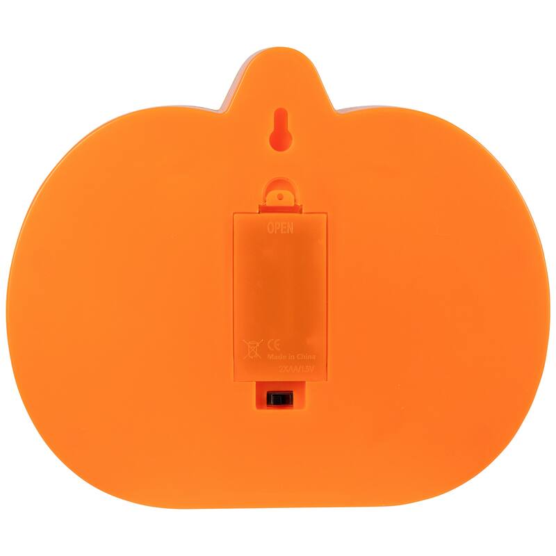 LED Lighted Jack-O-Lantern Halloween Marquee Sign - 7.5" - White Lights