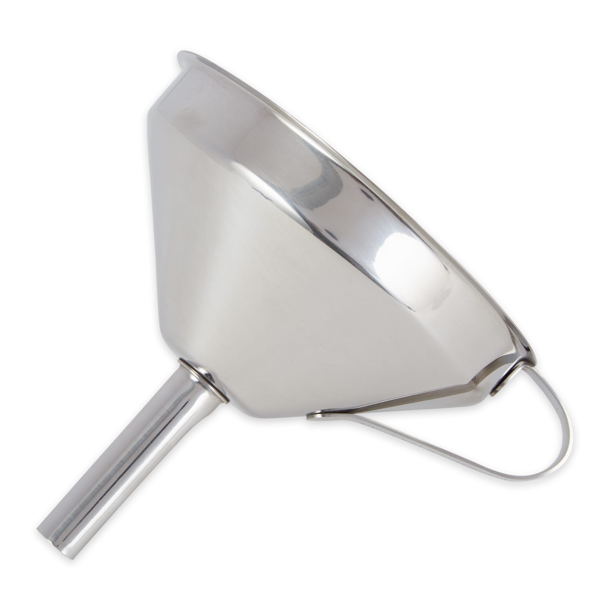 Stainless Steel Funnel with Removable Strainer