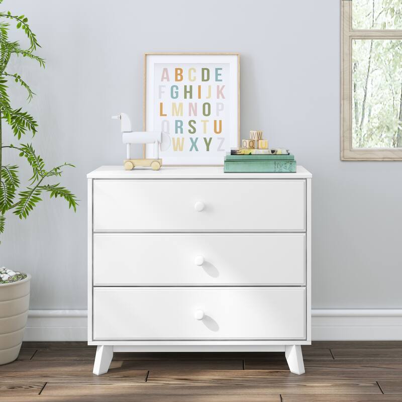 Max and Lily 3-Drawer Solid Wood Dresser