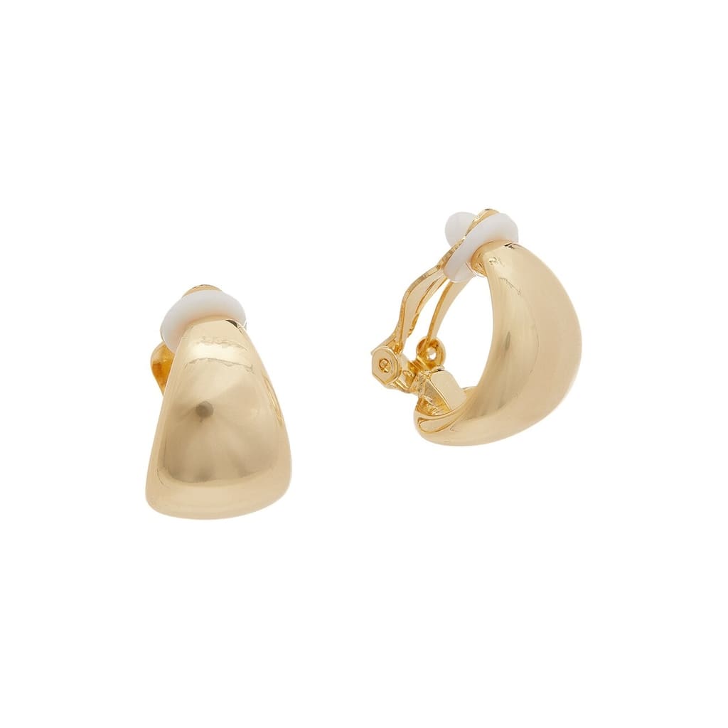 Juvell Gold Plated Brass Fancy Clip Earrings - N/A