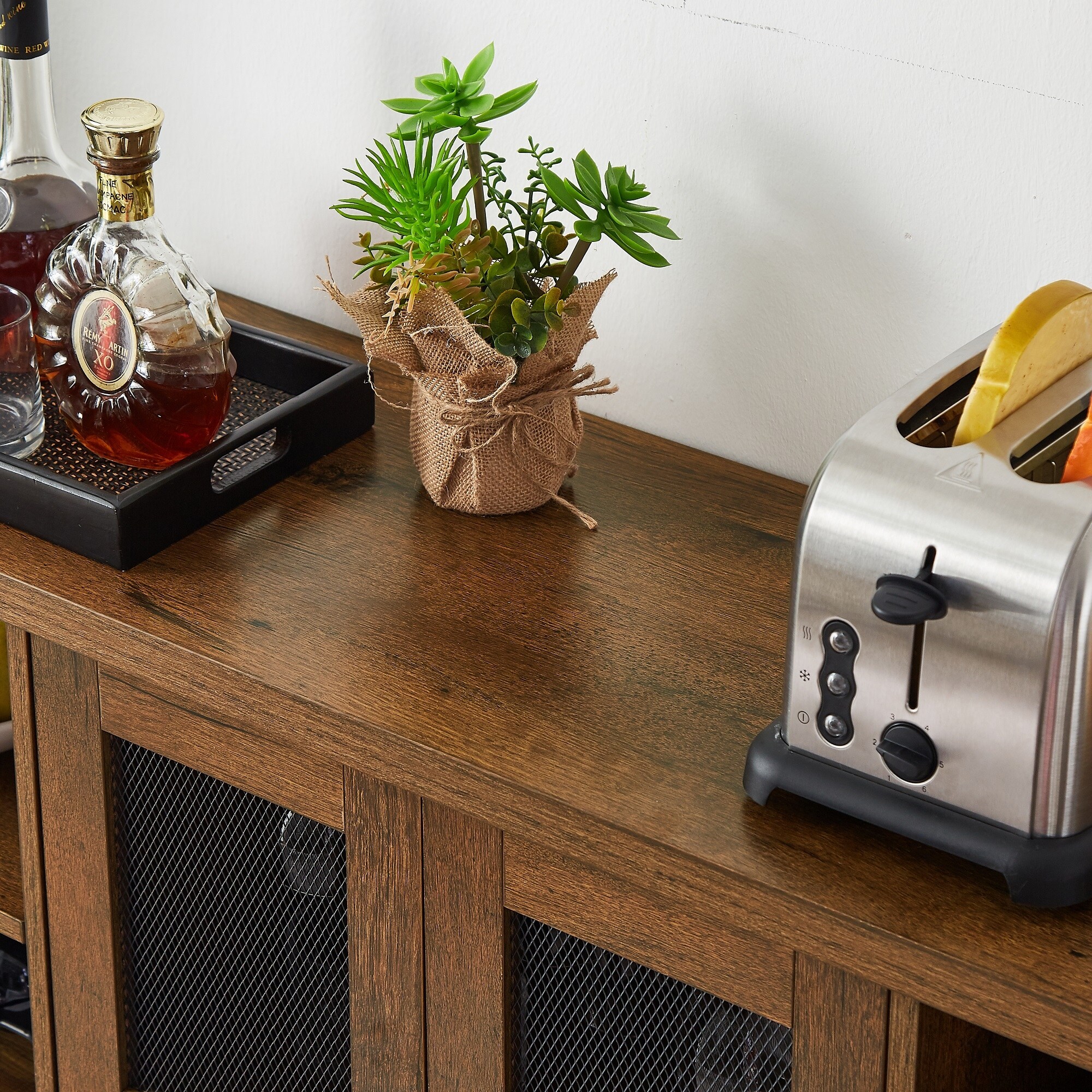 Countertop liquor cabinet hot sale
