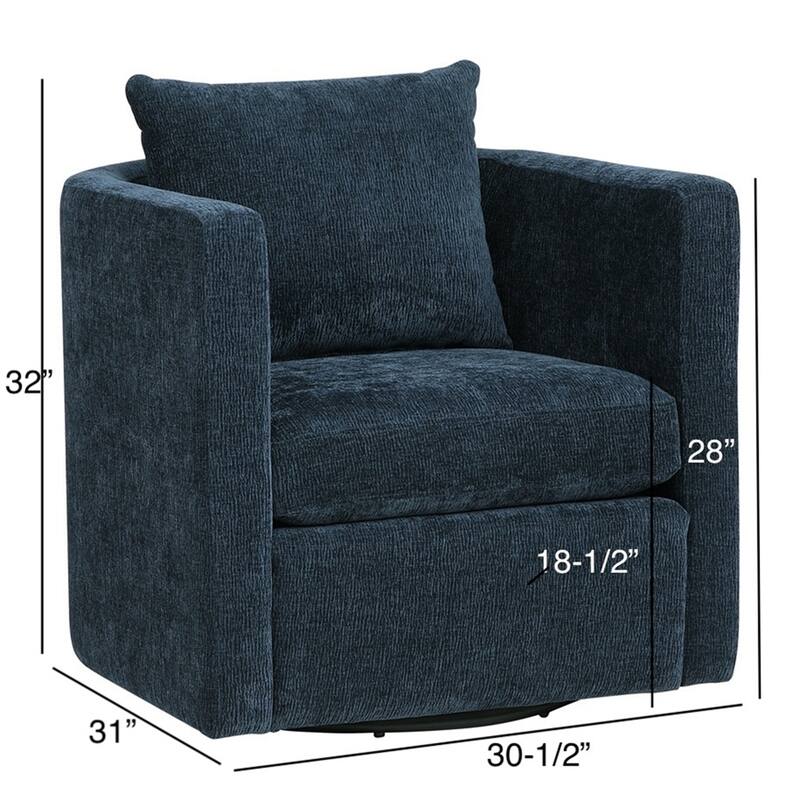 Sutton Performance Swivel Barrel Chair