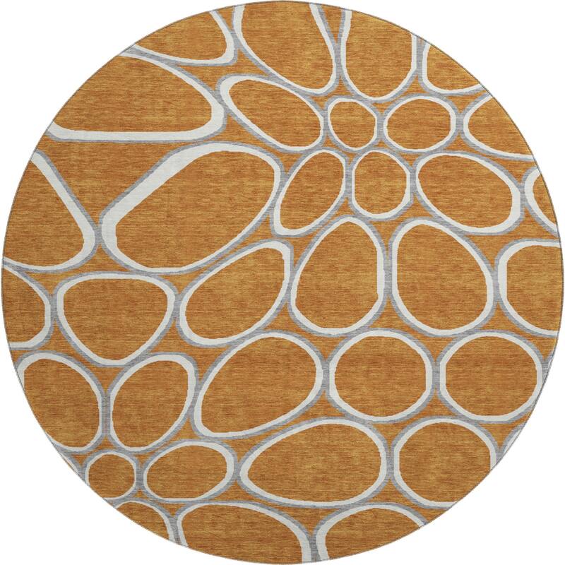 Premium Washable Super Soft Contemporary Bubble Mayfield Rug