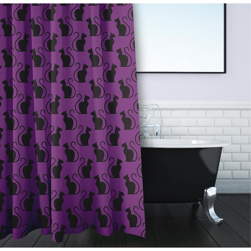 Spooky Cats Shower Curtain
