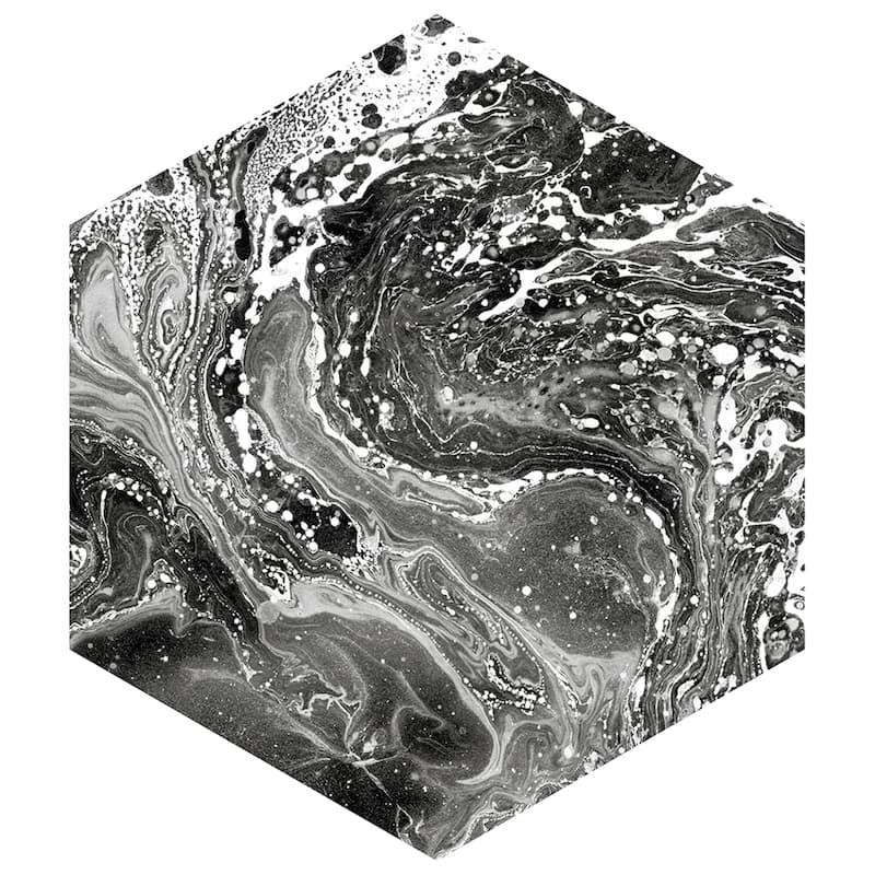 Merola Tile Ebru Hex 9-1/8" x 10-1/2" Porcelain Floor and Wall Tile