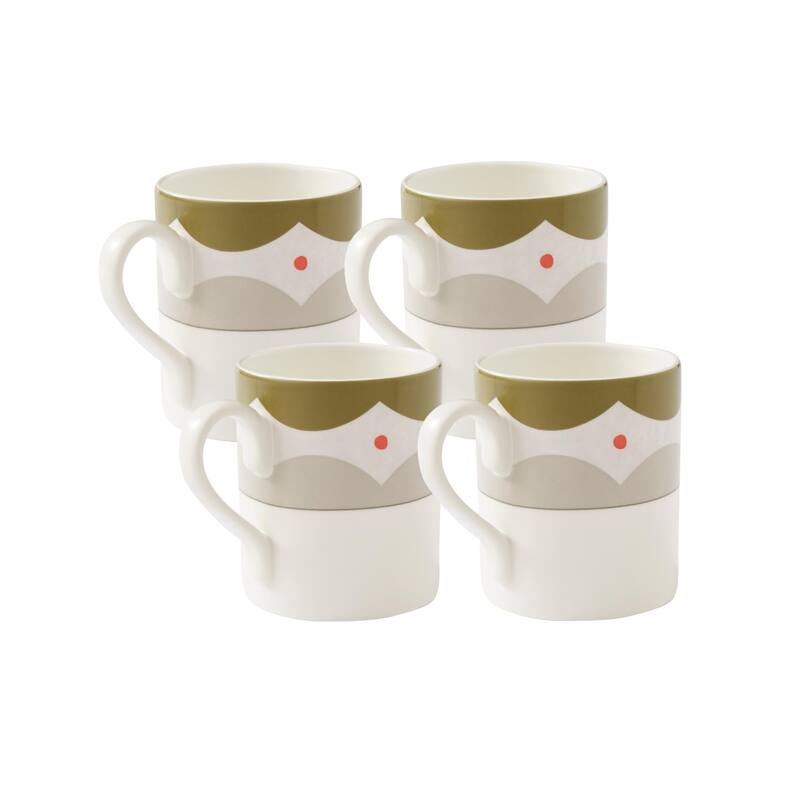Kit Kemp for Spode 16 oz Geo Mug - 4 Piece
