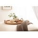 preview thumbnail 7 of 14, Kate and Laurel Cormont Rattan Serving Tray
