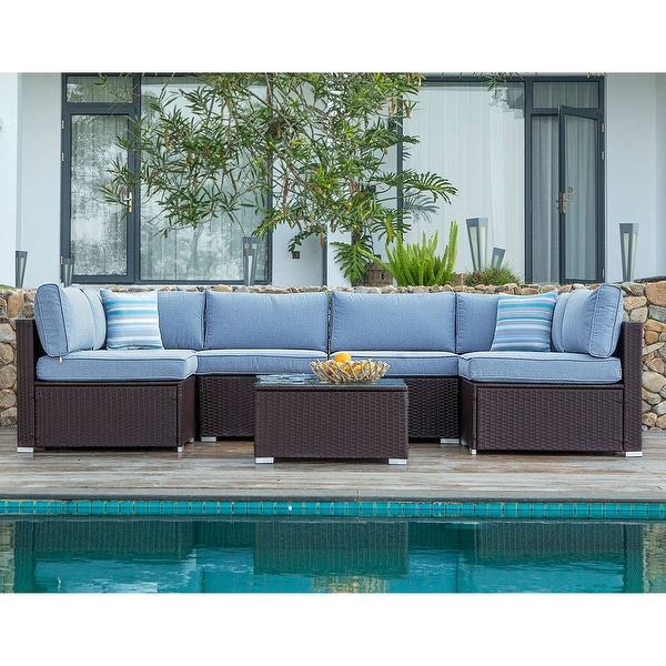7 piece sales modular outdoor sectional