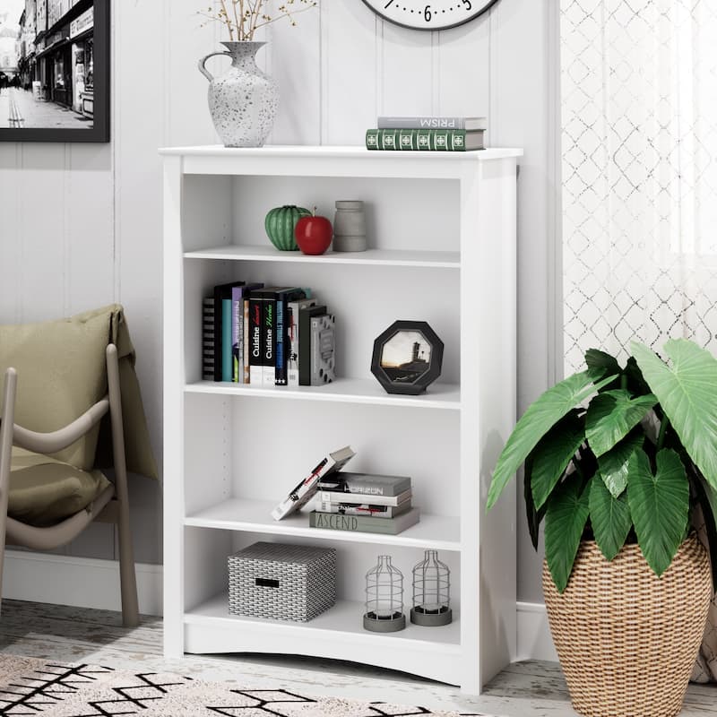 Prepac Home Office 4-Shelf Bookcase - 31.5" W x 48" H x 13" D