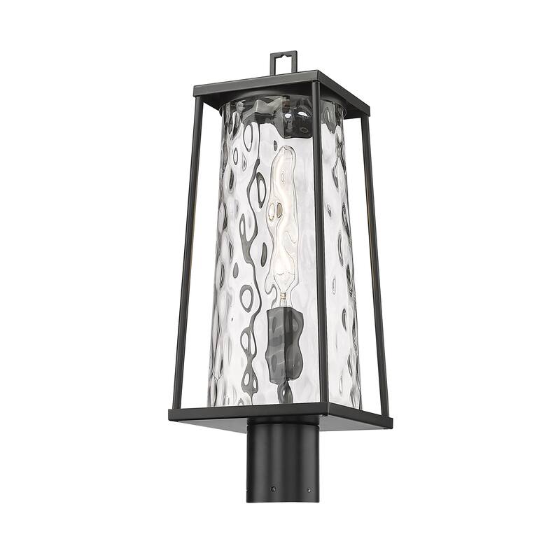 Millennium Lighting Dutton 1 Light Outdoor Post Lantern in Powder Coat Black