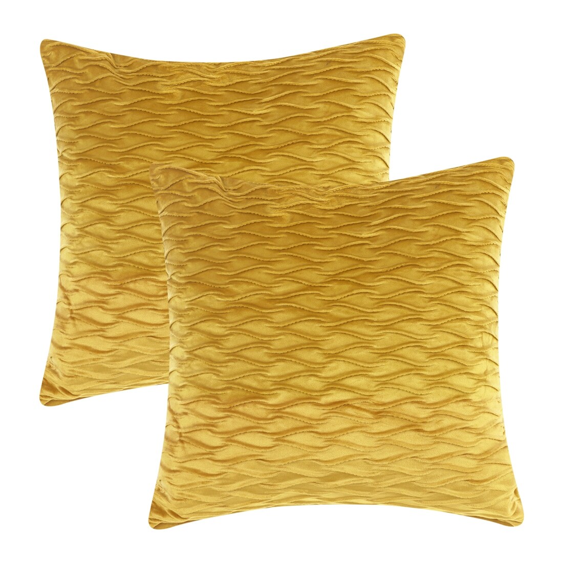 Solid Striped Square Throw Pillow Covers Set of 2 Luxury Textured Pillowcases Soft Cozy Cushion Covers for Couch Bedroom Bed Bath Beyond 40830850