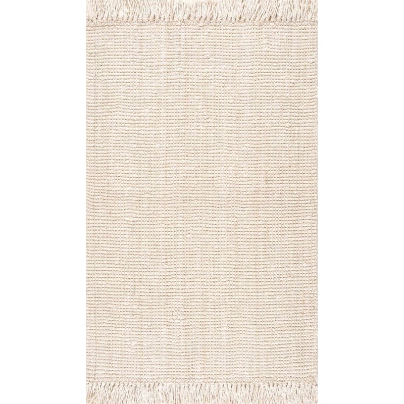 Hauteloom Jute Rug Collection - Natural Fiber Jute Farmhouse Area Rug