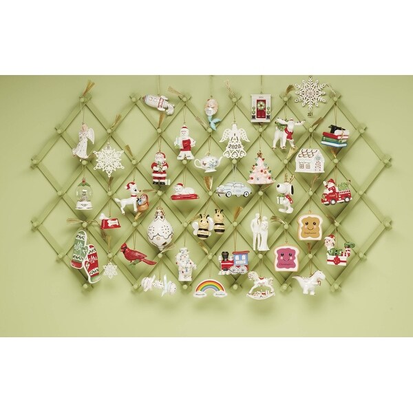 Lenox 2024 Santa With Pickle & Candy Cane Ornament - Bed Bath