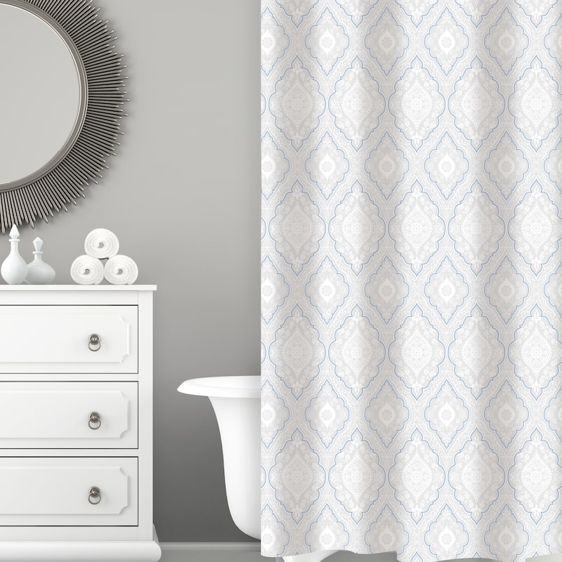 Bath Bliss Shower Curtain Moroccan Design