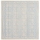 preview thumbnail 45 of 87, SAFAVIEH Handmade Cambridge Myrtis Modern Moroccan Wool Area Rug 6' Square - Light Blue/Ivory - Square
