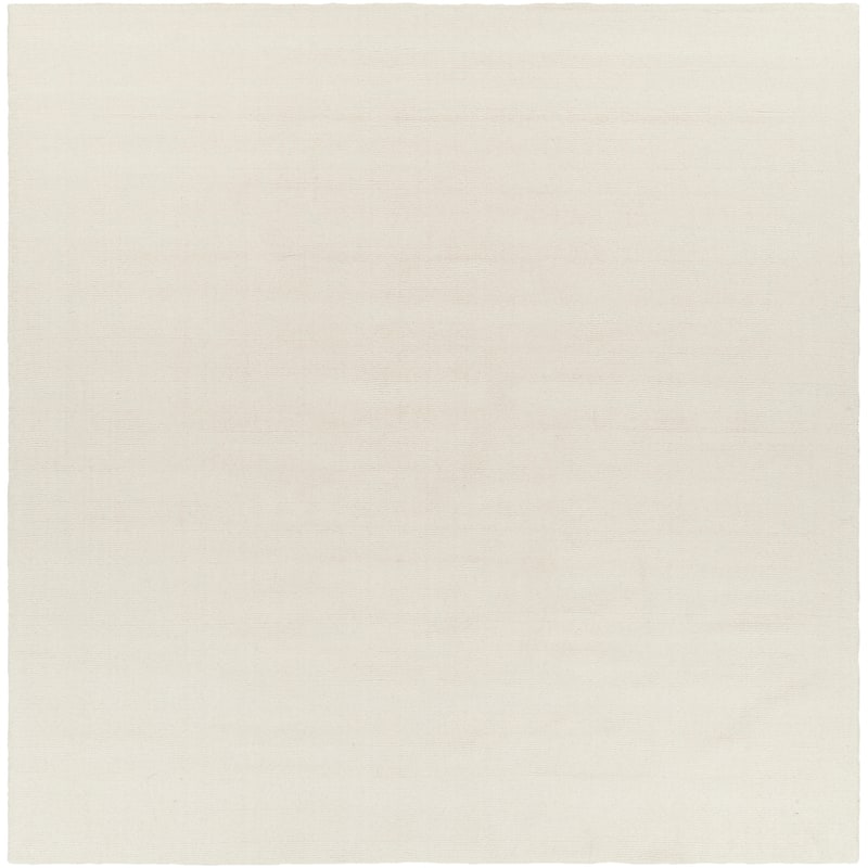 Livabliss Mystique Minimalist Solid Area Rug - 9'9" x 9'9" Square - Cream - Square
