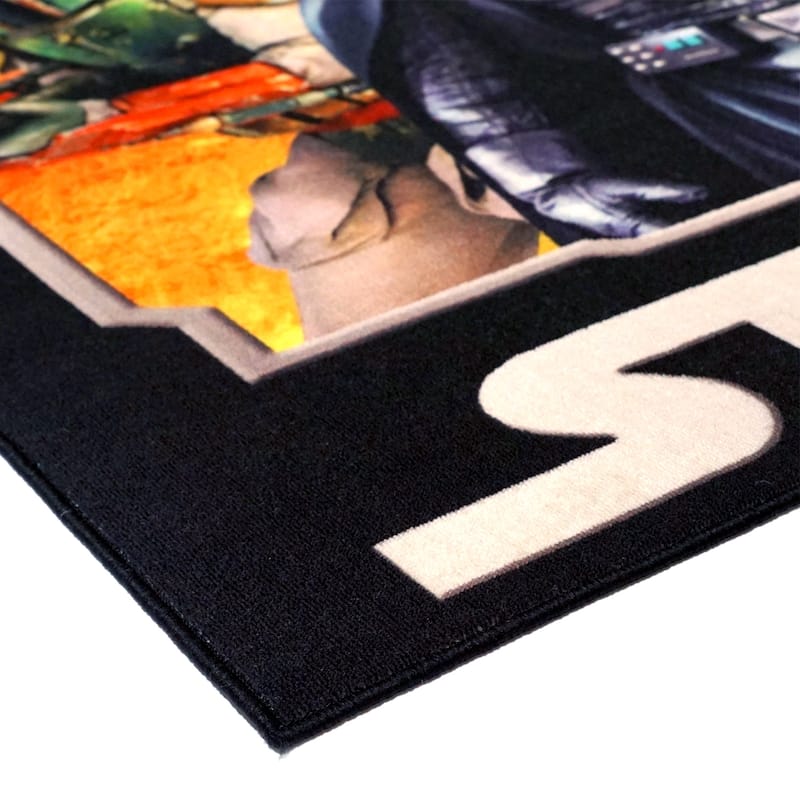 Licensed Disney Star Wars Character Youth Digital Printed Indoor Area Rugs, 3'4" x 5'4"
