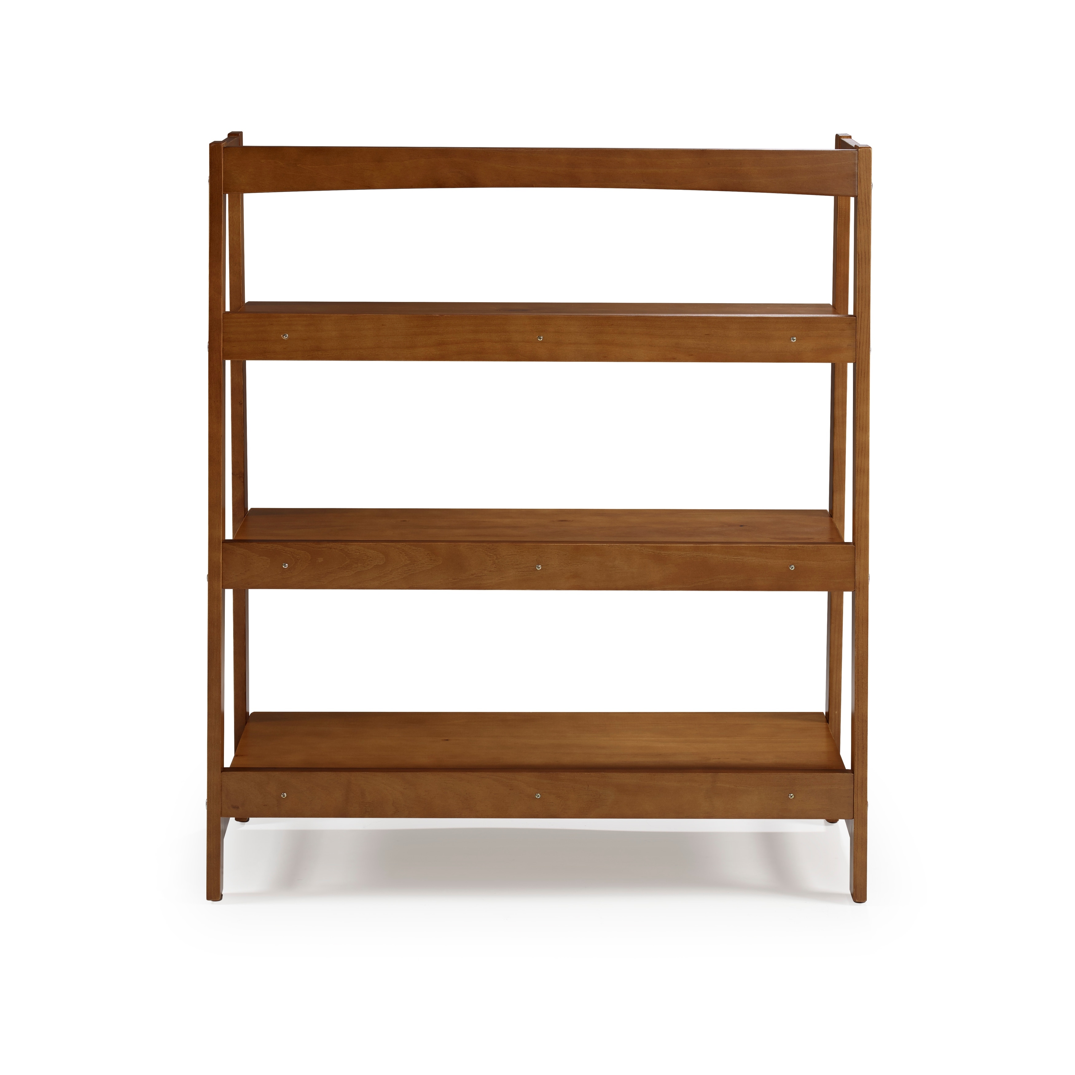 Mid Century Solid Wood Open Shelving Unit - Overstock - 36975160