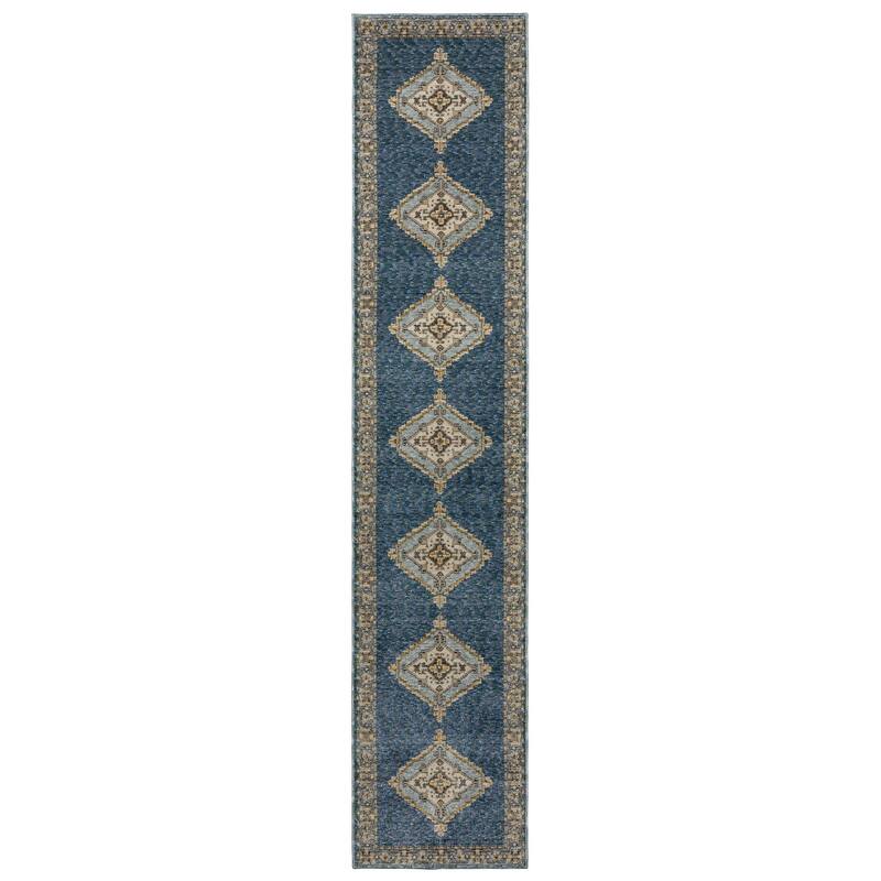 HomeRootsMedallion Bohemian Rectangle Area Rug