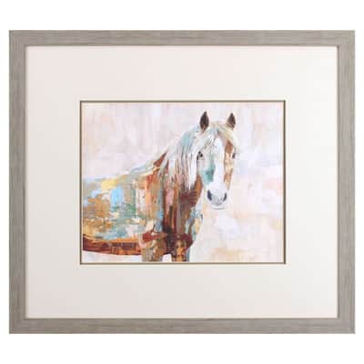 Dappled Horse I Framed Art Print Under Glass
