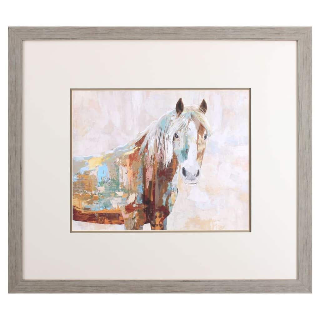 Dappled Horse I Framed Art Print Under Glass