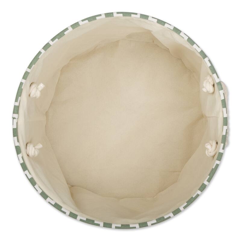 DII Round Lattice Decorative Storage Bin