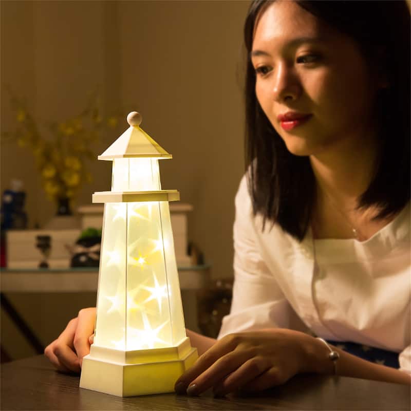 Acrylic LED Christmas Tree Night Light Holiday Decoration