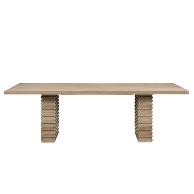 Christopher Knight Home - Modern Light Ash Upholstered Dining Set