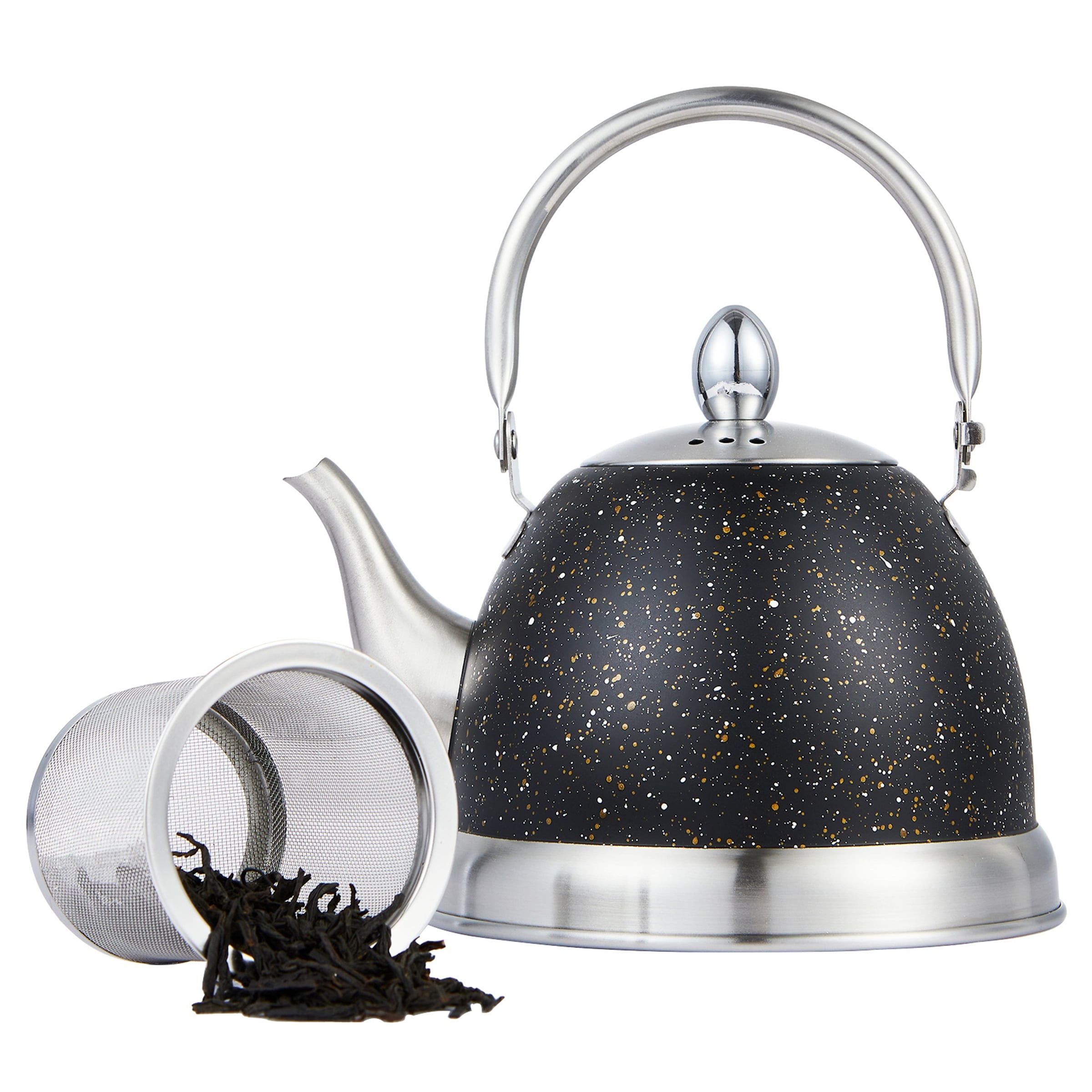 https://ak1.ostkcdn.com/images/products/is/images/direct/3fa82133ca61fca861ff8e85f3d8ec3fc661566a/Creative-Home-1.0-Qt.-Stainless-Steel-Tea-Infuser-Kettle-with-Folding-Handle%2C-Infuser-Basket%2C-Opaque-Black-with-Speckle.jpg