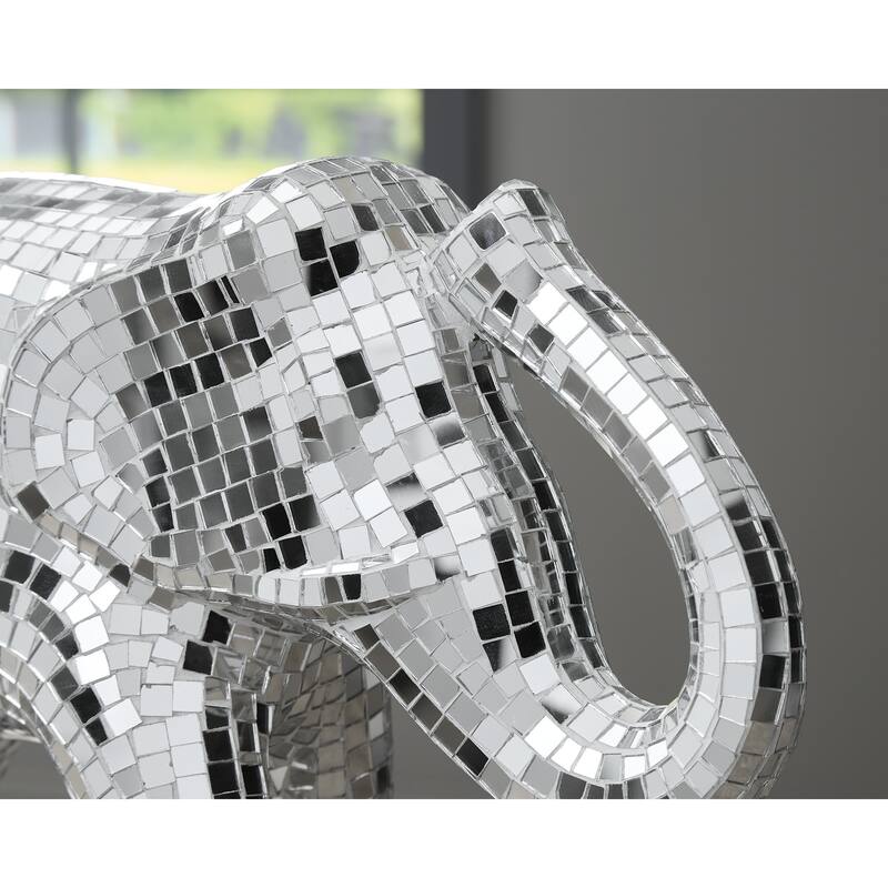 Signature Design by Ashley Hallmont Silver Sculpture - 18.25" W x 6.88" D x 12.5" H