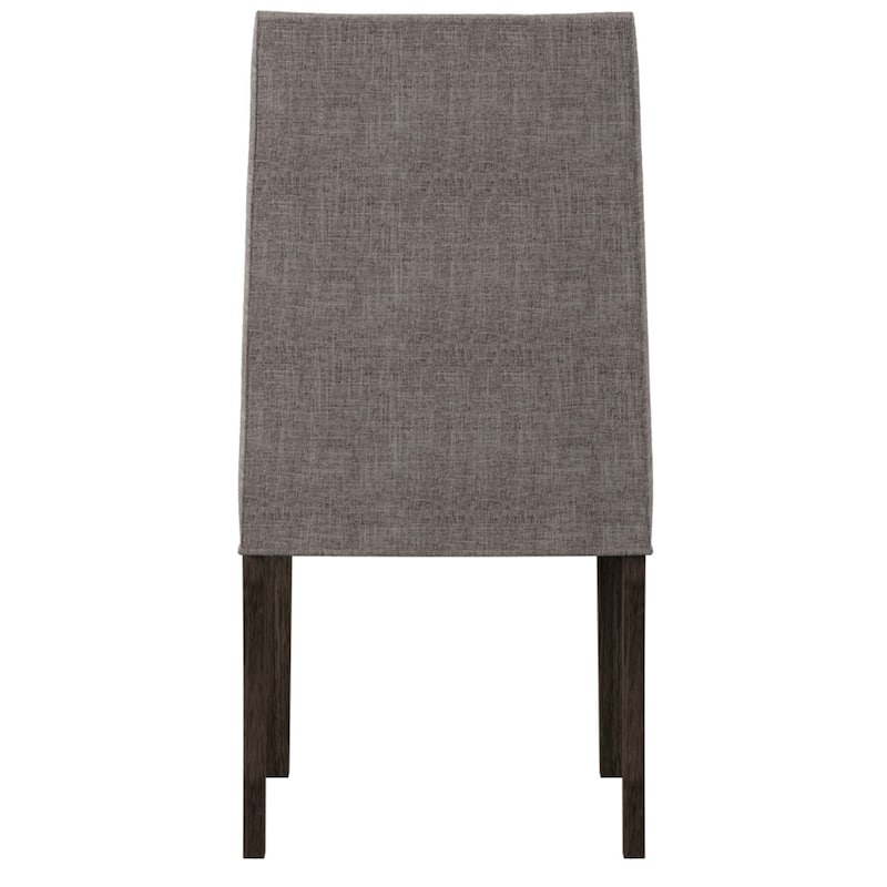 Double Bridge Dark Chestnut Upholstered Side Chair (Set of 2)