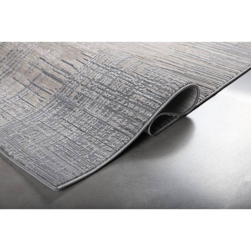 Ray Collection Modern Abstract Area Rug